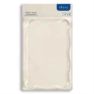 Tonic Studios Crafter's Acrylic Stamping Block - 4x6" - 261563