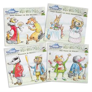 The Card Hut - Mark Bardsley Wild Wood Tails Mini Collection - 4 x Stamp Sets - 268555