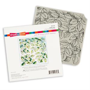 Stampendous Beautiful Backgrounds 6x6" Stamp Set - Leafy Lines - 2 Stamps - 272126