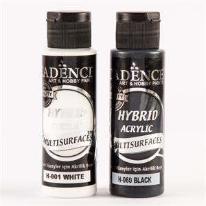 Cadence Hybrid Acrylic Paint Bundle - White & Black - 276953