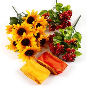 Dawn Bibby Sunflower & Berry Bundle with Ribbon - 284620