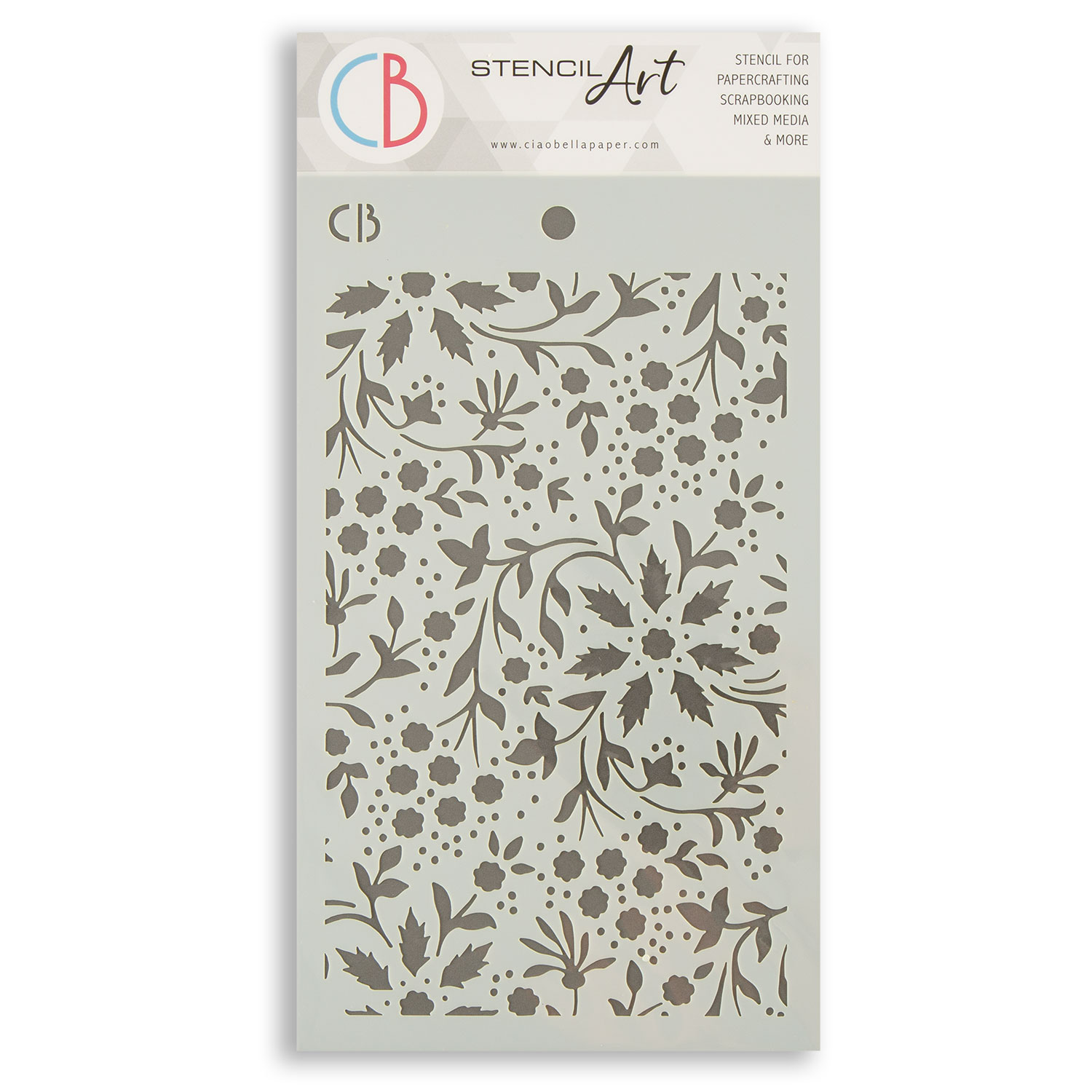 Ciao Bella 5" x 8" Stencils Pick-n-Mix - Choose 3 - Winter Flowers