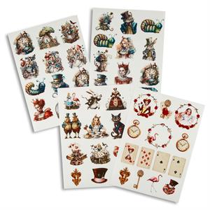 Emlems A4 Transparent Sticker Sheets - Pick n Mix - Choose 4  - 290140