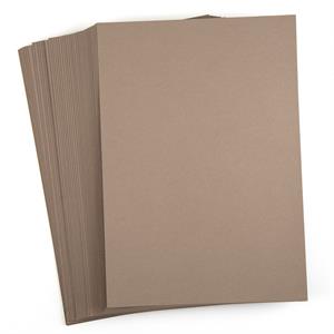 Pink Frog Crafts True Light Brown Unscored Card - 290gsm - 21x30cm - 40 Sheets - 297110