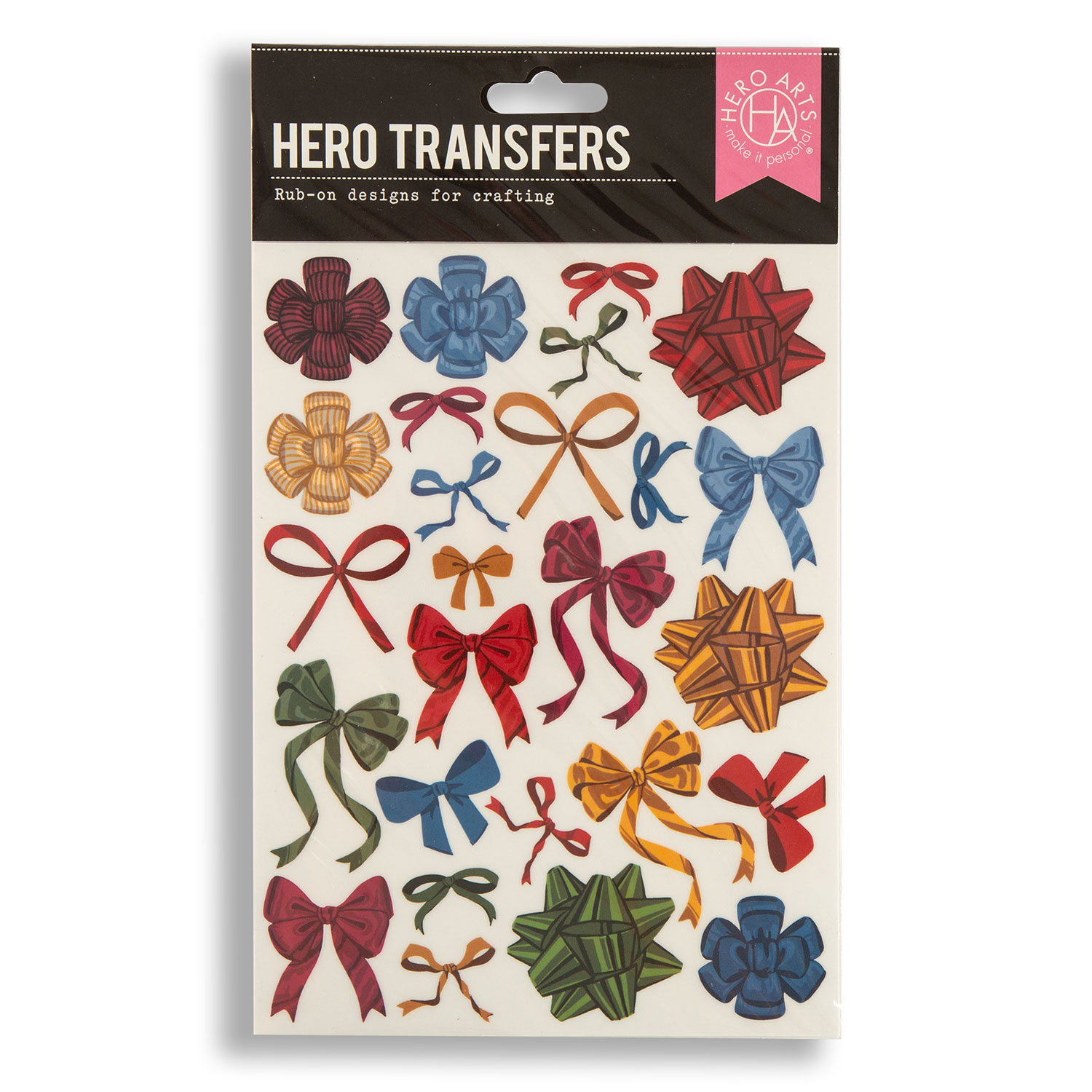 Hero Arts 6x8" Transfers Pick N Mix - Choose 2 - 2 Sheets per Pack - Ribbons & Bows