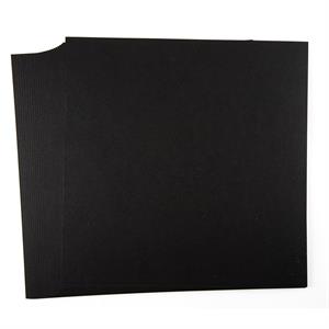 Pink Frog Crafts True Black Card - 12x12”- 200gsm - 25 Sheets  - 304087