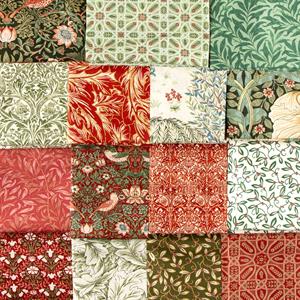 Morris & Co The Cotswold Holiday Collection - 15 x 0.5m Fabric - 304120