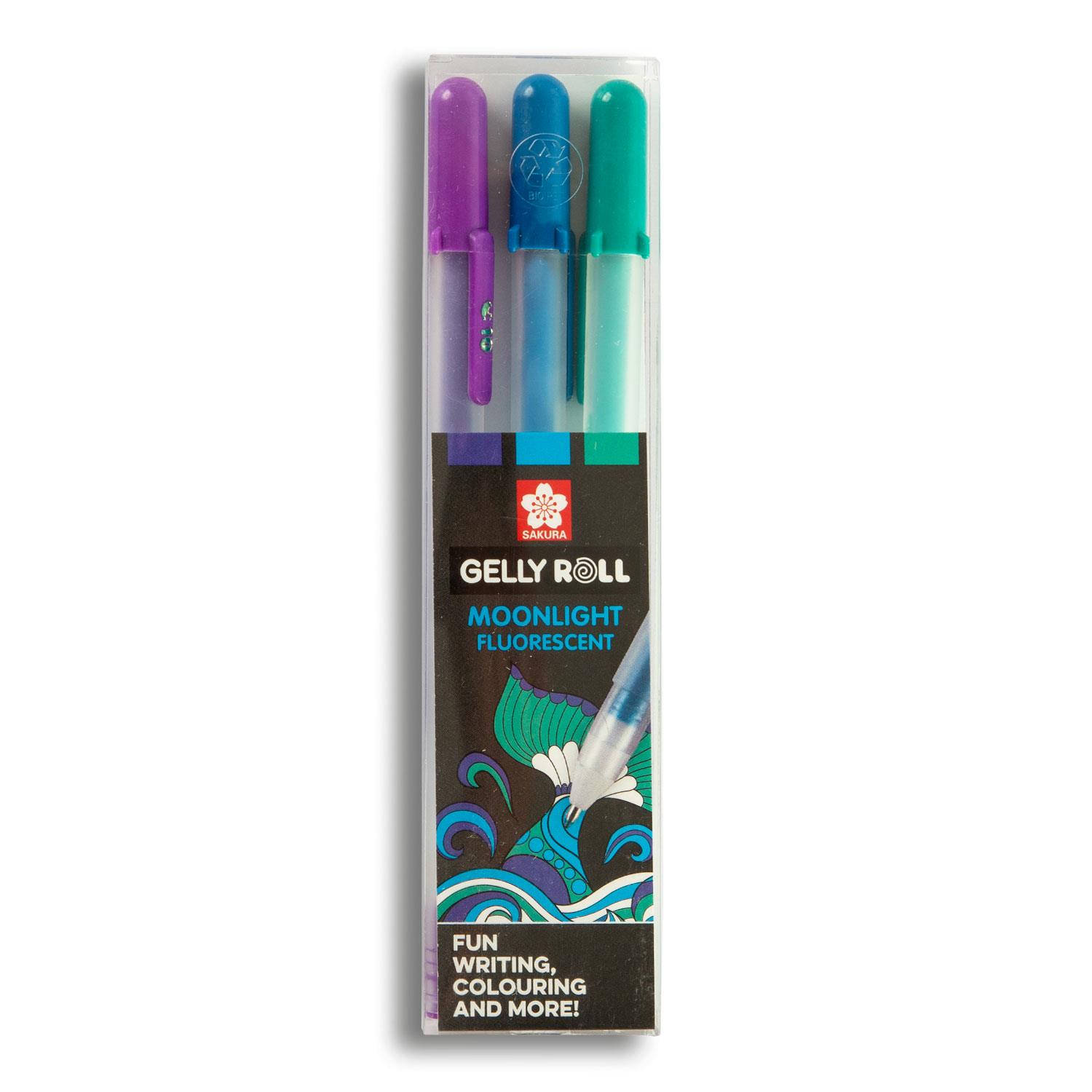 Sakura 3 x Gelly Roll Sets - Pick n Mix - Choose 3  -  Moonlight Ocean