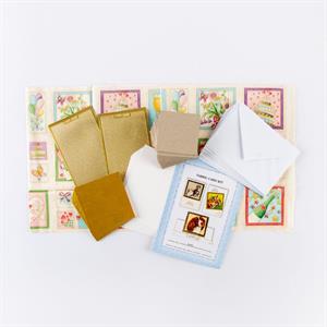 Pinflair Fabric Celebration Card Making Kit - Makes 15 Cards With Envelopes - 331504