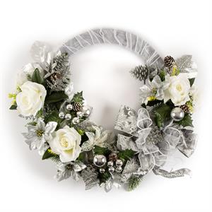 Dawn Bibby Large Silver Sparkle Wreath Kit - Limited Edition - 335886