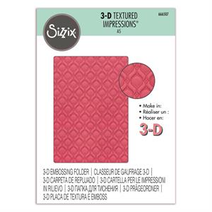 Sizzix 3D Textured Impressions A5 Embossing Folder - Ornate - 335892