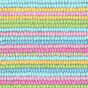 Kaffe Fassett Vintage Pastel Bead Stripe 100% Quilting Cotton 0.5m Fabric Length - 336243