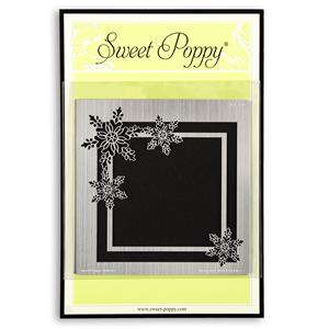 Sweet Poppy Stencil - Snowflake Square - 340500