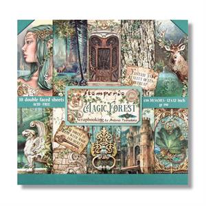 Stamperia Magic Forest - 12x12" Scrapbooking Pad with 10 x Sheets - 341034