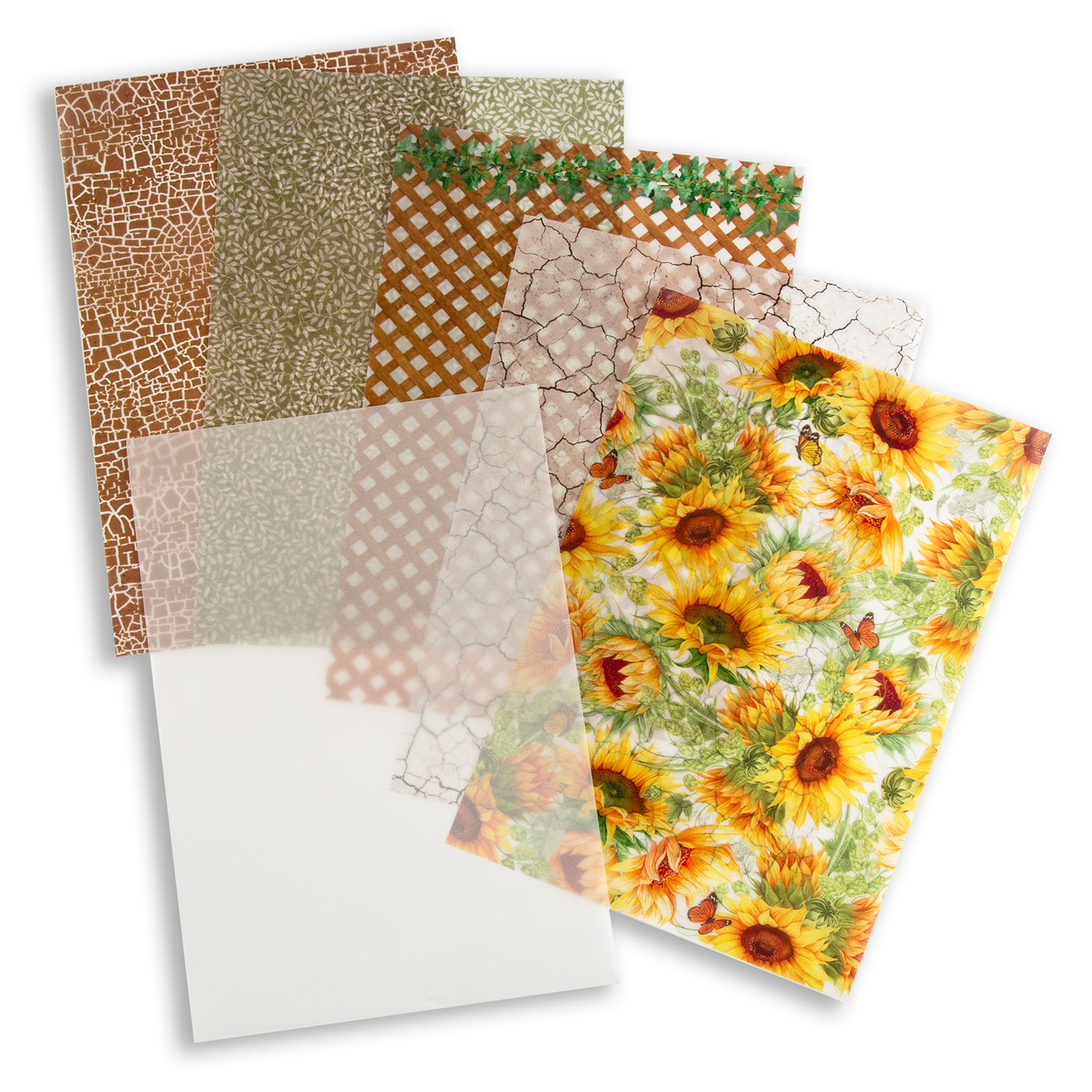 Ciao Bella A4 Vellum Papers Pick-n-Mix - Choose 2 - Farmhouse Garden