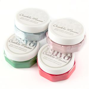 Tonic Studios Nuvo Crackle Mousse Collection 2 - Chameleon Green, Rose Hip, Pink Gin & Celestial Blue - 352474