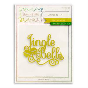 Sharon Callis Jingle Bells Sentiment Die Set - 354533