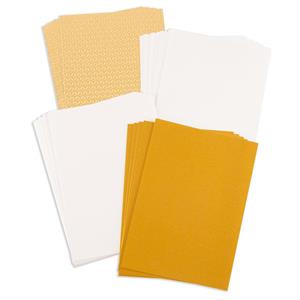 Jellybean Crafts A4 Speciality Gold Cardstock Collection -  50 Sheets Total - 367210