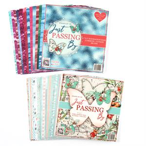 Stamps By Me Just Passing Paper Packs - 7x7" Pack & Embellishment Pack - 368514