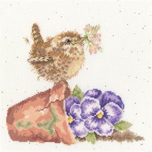 Bothy Threads Pottering About Counted Cross Stitch Kit - 26 x 26cm - 371833