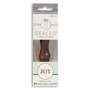 Spellbinders Sealed 3D Christmas - Evergreen Joy 3D Wax Seal with Handle - 374371