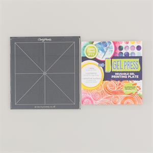 Clarity Crafts 6x6" Gel Press Printing Plate with 7x7" Mega Mount - 376797
