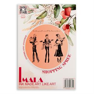 IMALA A5 Stamp Set - Shopping Spree - 4 Stamps - 380503