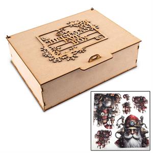 Samantha K Crafts Christmas Eve Box, Word Topper & 12x12 Rice Paper - 380689
