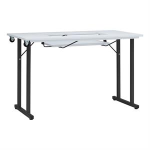 Sewing Online Rollaway Folding Craft & Sewing Table Black & White - 386247
