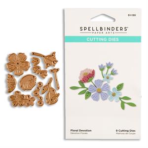 Spellbinders Free Gift - Floral Devotion Die Set worth £5.99 - 389444