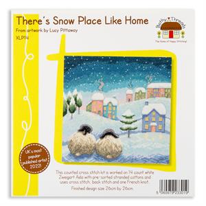 Bothy Threads There's Snow Place Like Home Counted Cross Stitch Kit - 26 x 26cm - 395634