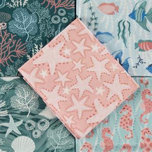 Make + Believe Tranquil Shores by Victoria Louise Coral Reef Fabric Collection - 406420