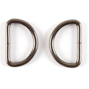 Fabric Freedom Metal D-Ring 25mm/1". 2 Per Pack - 407092