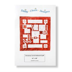 Daisy Chain Designs Christmas Carols Redwork Quilt Pattern - 407213