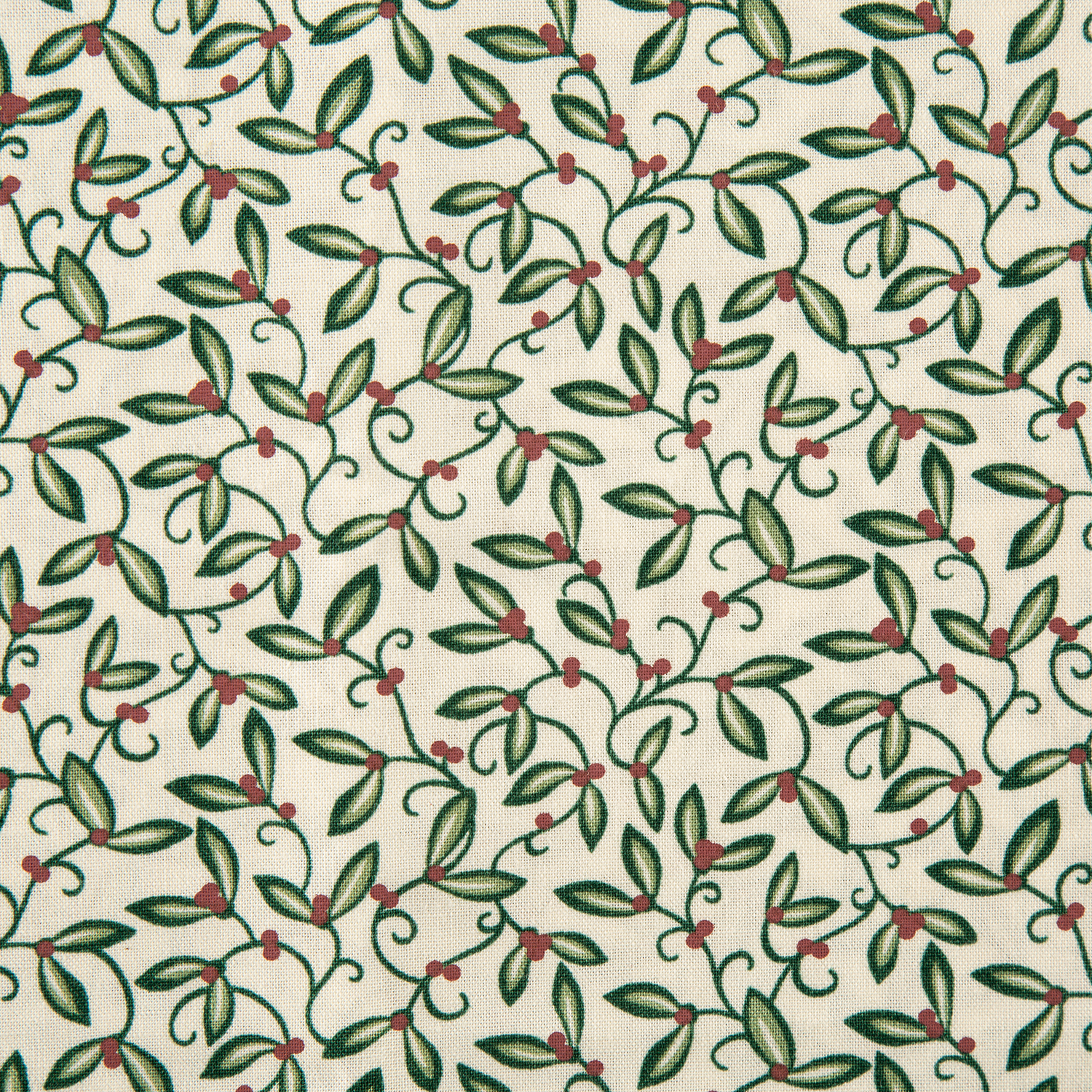 Morris & Co The Cotswold Holiday 0.5m Fabrics - Pick N Mix - Choose Any 3 - Cream Mistletoe