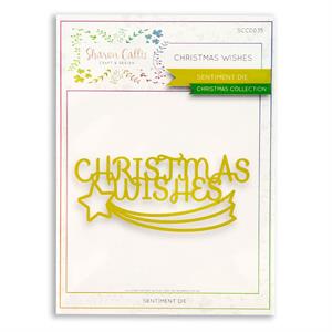 Sharon Callis Christmas Wishes Sentiment Die Set - 424340