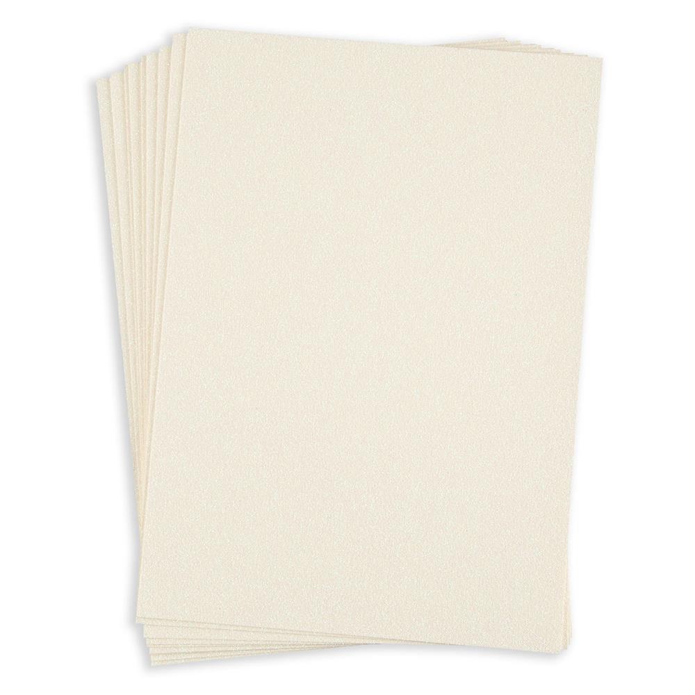 Oakwood A4 Ultra Low Shed Glitter Card Pick-n-Mix - Choose 3 Packs - White