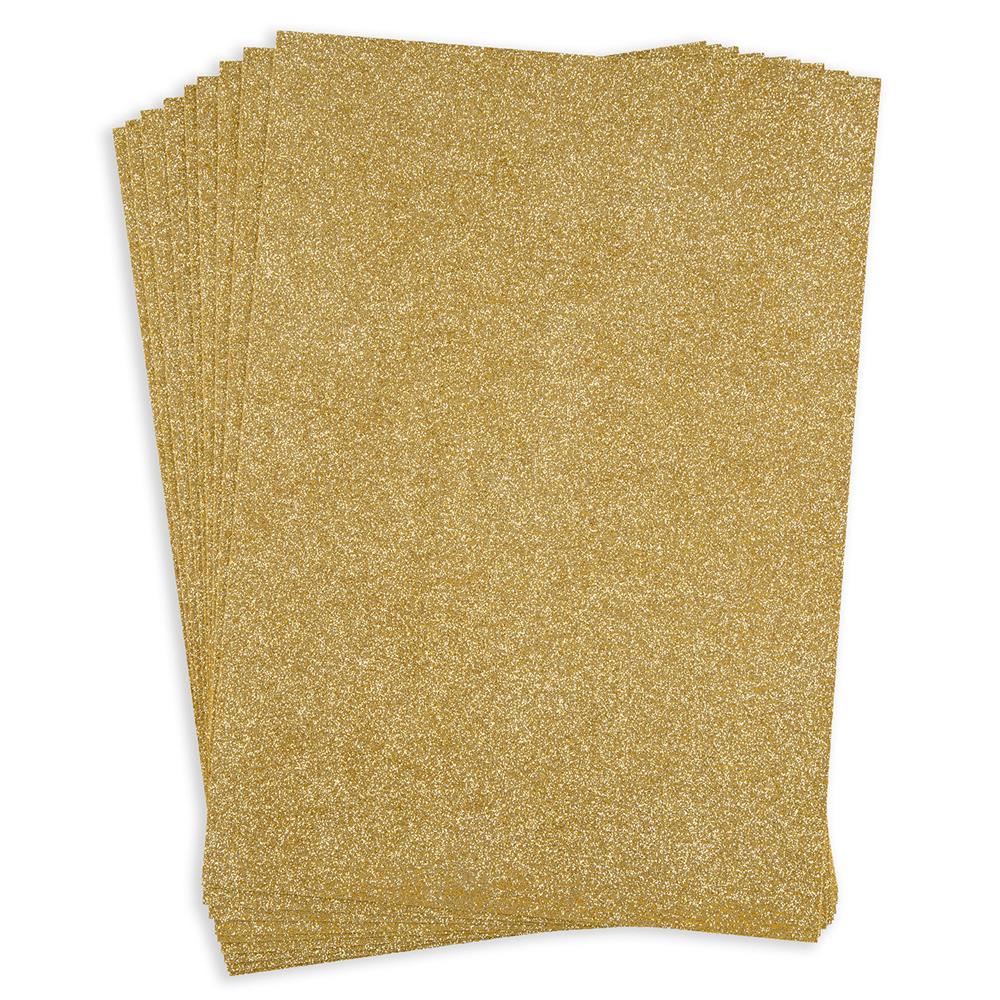 Oakwood A4 Ultra Low Shed Glitter Card Pick-n-Mix - Choose 3 Packs - Gold