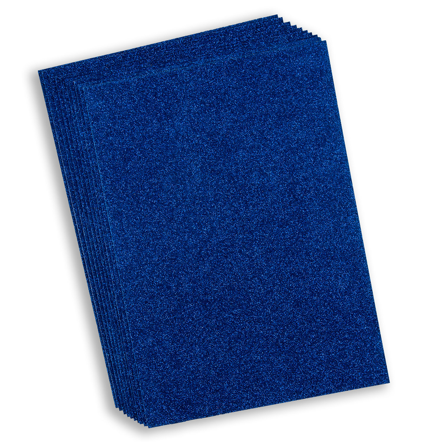 Oakwood A4 Ultra Low Shed Glitter Card Pick-n-Mix - Choose 3 Packs - Royal Blue