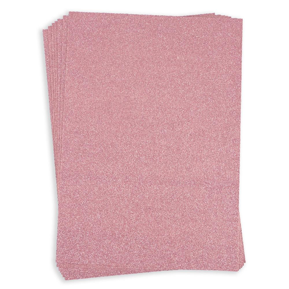 Oakwood A4 Ultra Low Shed Glitter Card Pick-n-Mix - Choose 3 Packs - Light Pink