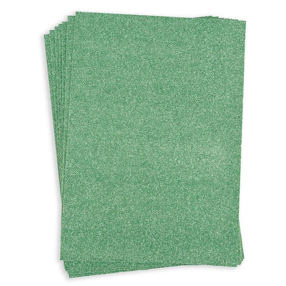 Oakwood A4 Ultra Low Shed Glitter Card Pick-n-Mix - Choose 3 Packs - Light Green