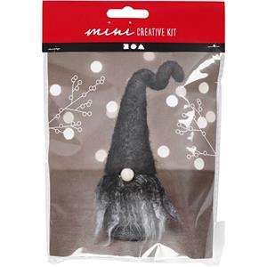 Creativ Mini Craft Kit - Christmas Grey Hat Gnome - 432043