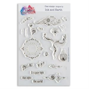 Art Inspirations with Ink & Earth A5 Stamp Set - Your Light Lights the World - 21 Stamps - 433973