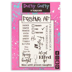 Durty Gurty Festive AF A6 Stamp Set - 11 Stamps - 438416