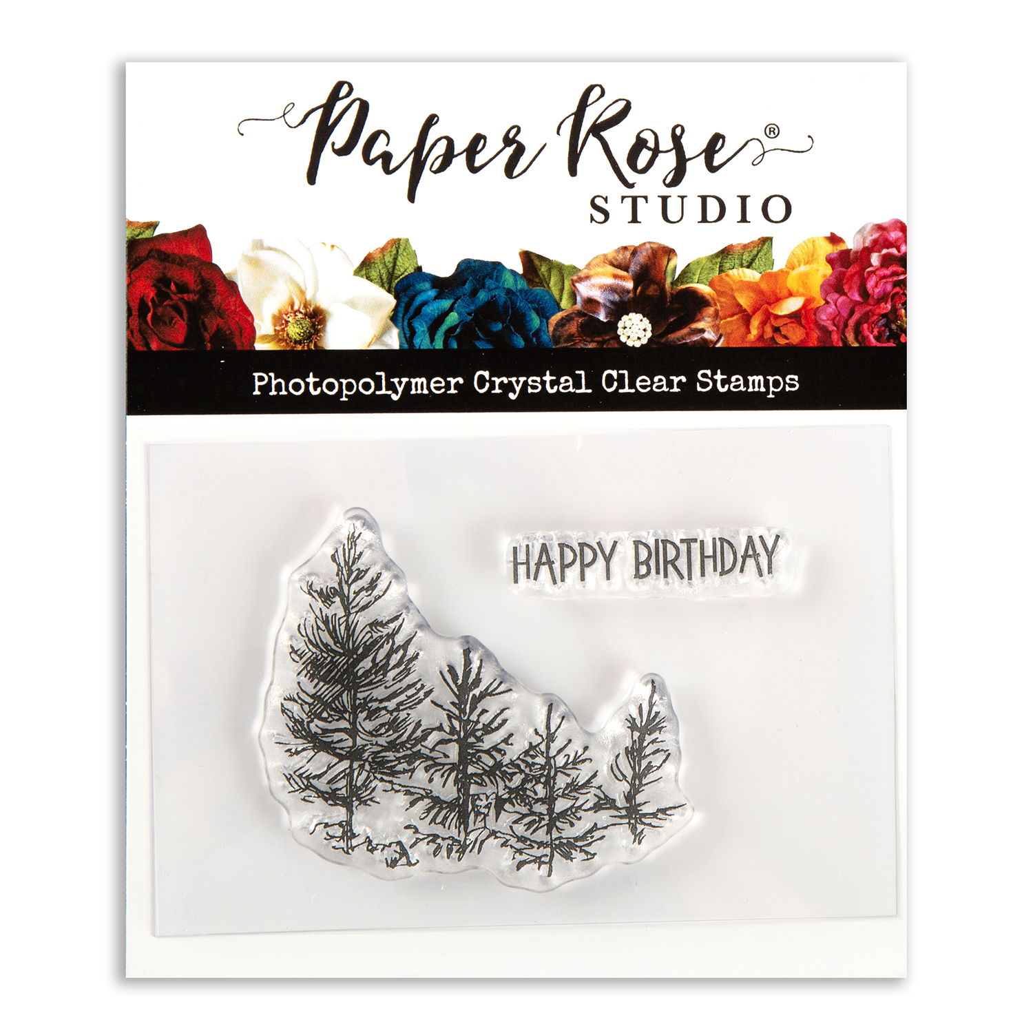 Paper Rose Studios Stamp Pick N Mix - Choose any 3 - Tiny Forest - Dispatched from 3rd July