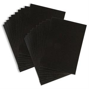 Craft Consortium The Essential Black Glitter Card - 20 A4 Sheets - 440868