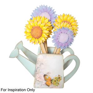  Madhatters Watering Can and 6 x Sunflowers - Small - 444588