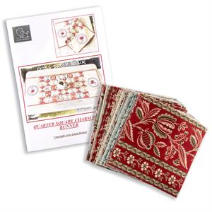 Cross Patch Charm Pack of French General Fabrics with Table Runner Pattern - 446040