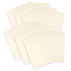 Dolly Dimples Crafts A4 Warm Cream Smooth Card - 300gsm - 30 sheets - 452496