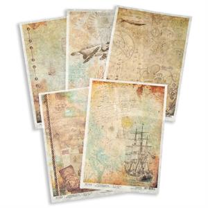 Ciao Bella Nautilus Rice Paper Collection - 5 Sheets - 468577